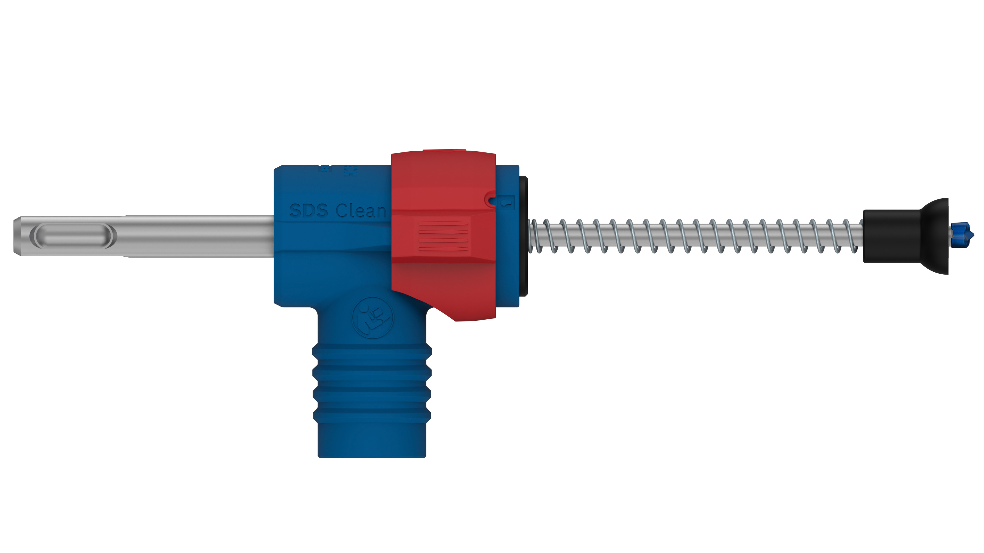 For drilling diameters of 6 to 10 mm: Expert SDS Clean plus-8X drill bits for clean drilling in interior construction